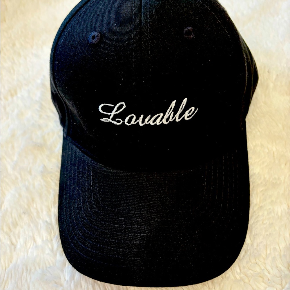 Lovable LOGO baseball cap.NWT.